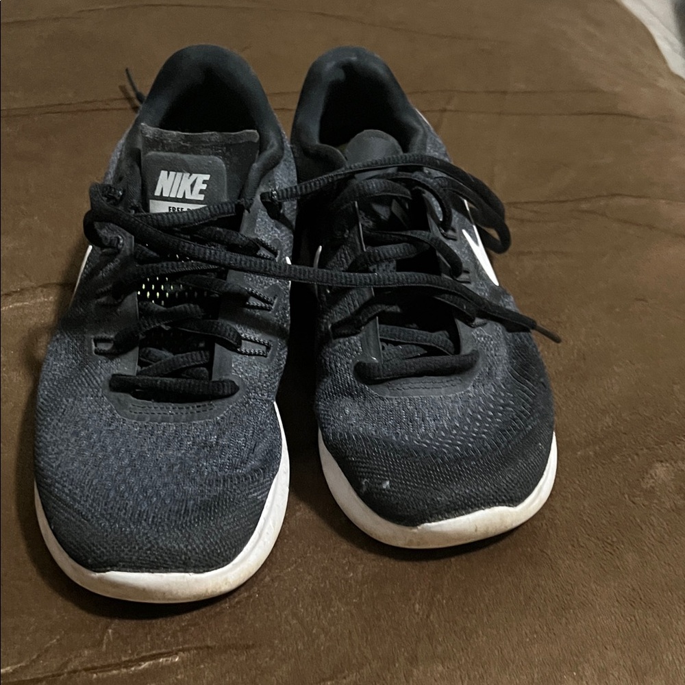 Nike Black Sneakers with White Accents